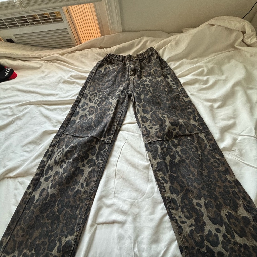 Leopard Print Pants